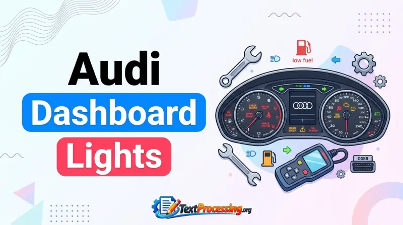 Audi Dashboard Lights