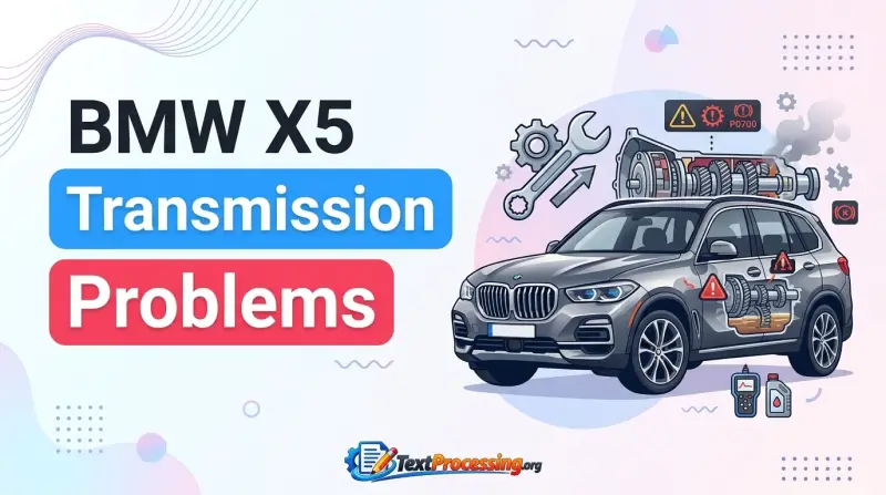 BMW X5 Transmission Problems