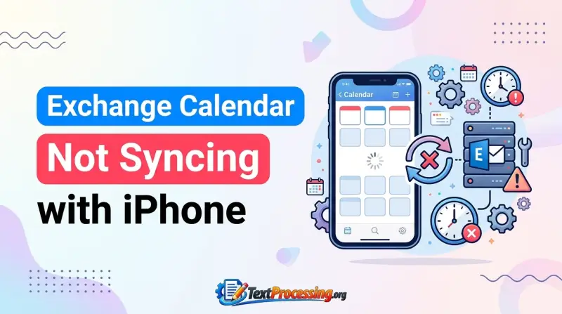 Exchange Calendar Not Syncing with iPhone