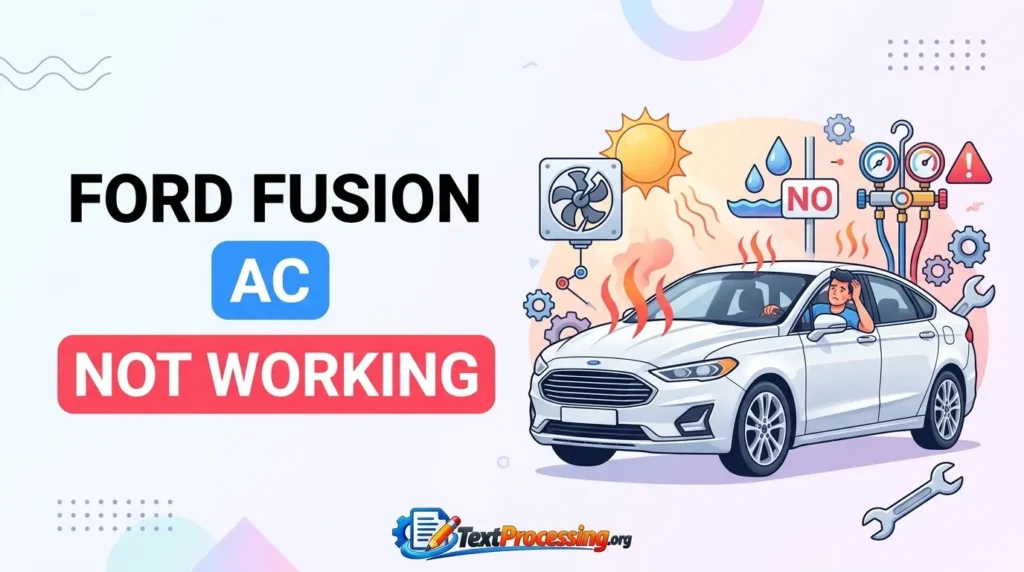 Ford Fusion AC Not Working