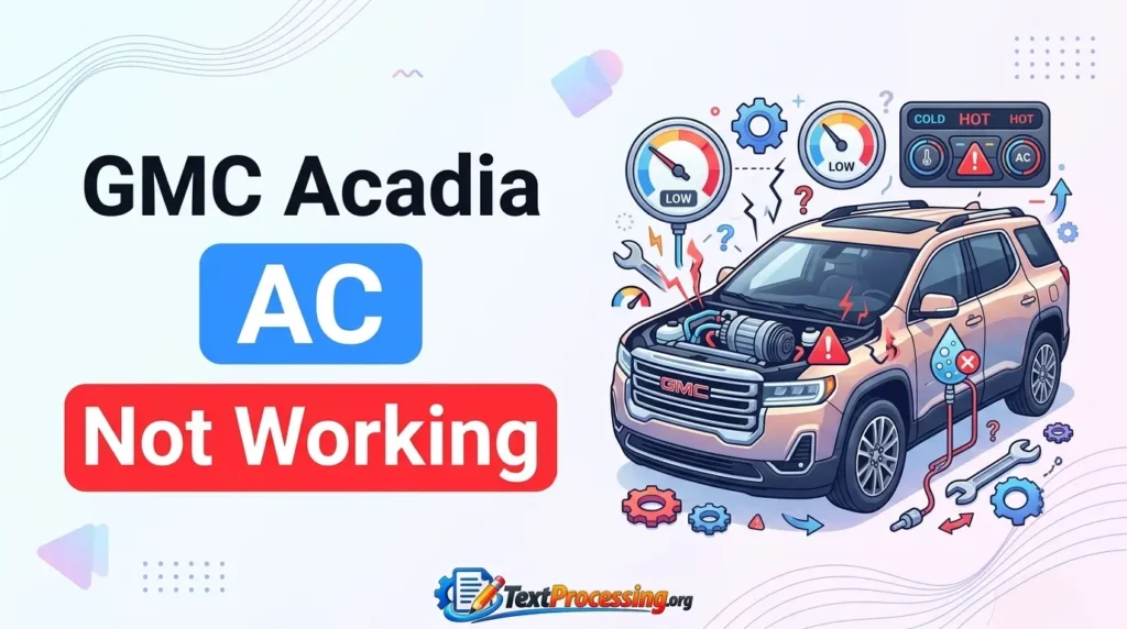 GMC Acadia AC Not Working