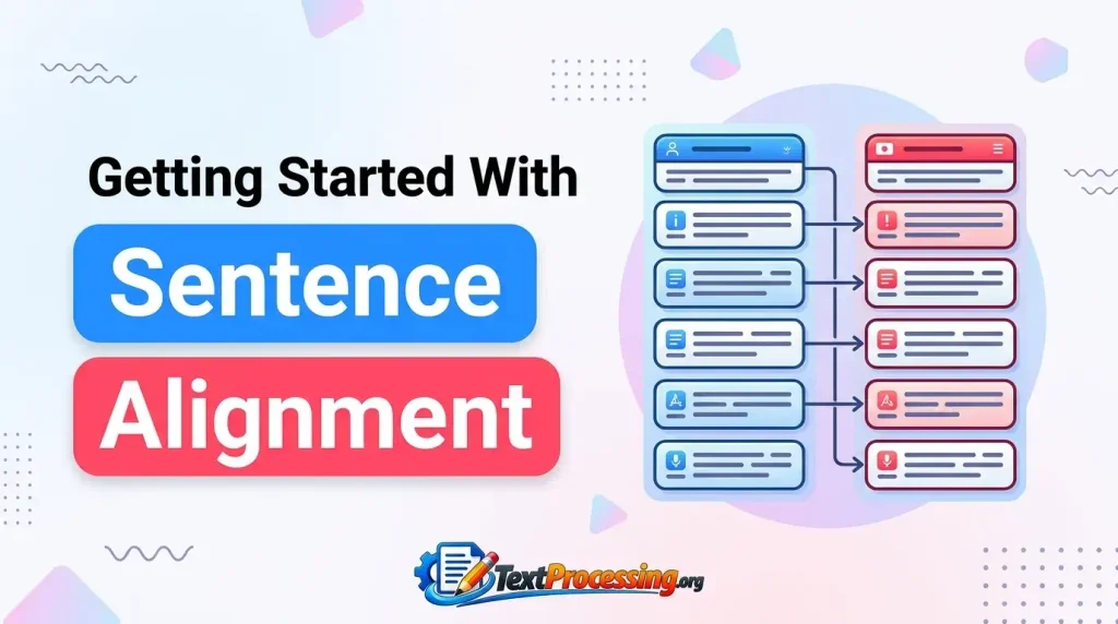 Getting Started With Sentence Alignment