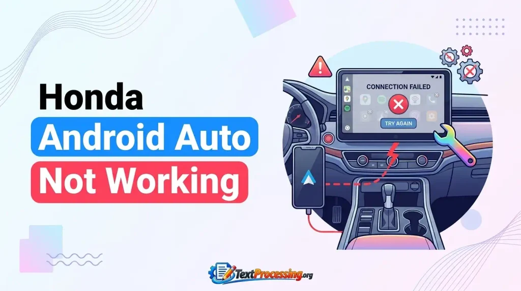 Honda Android Auto Not Working