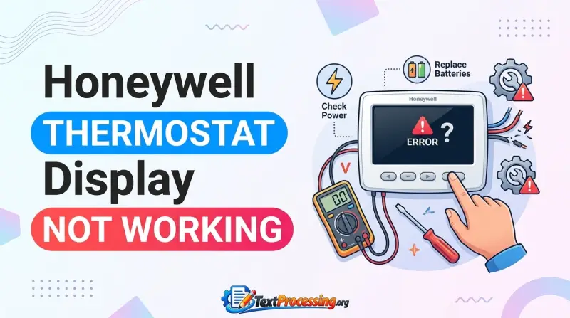 Honeywell Thermostat Display Not Working