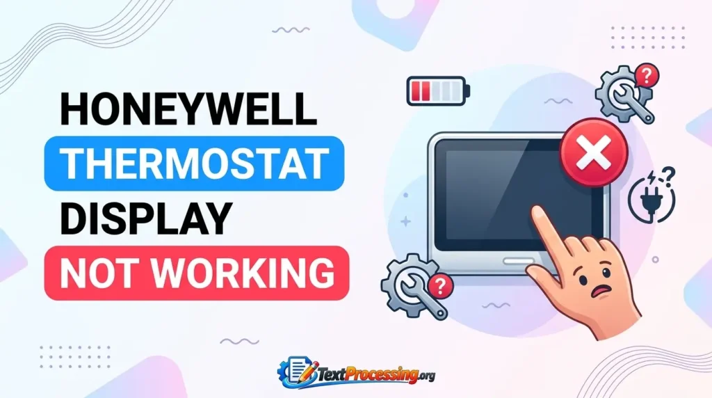 Honeywell Thermostat Display Not Working