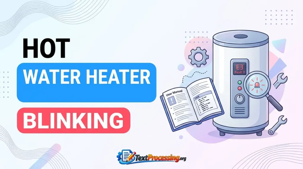 Hot Water Heater Blinking