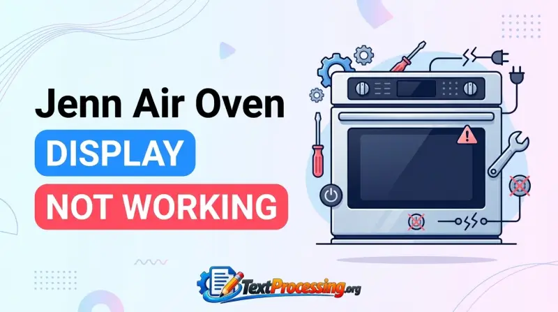 Jenn Air Oven Display Not Working
