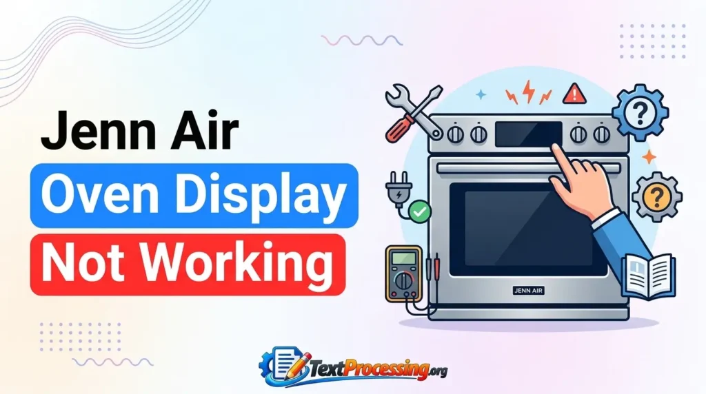 Jenn Air Oven Display Not Working