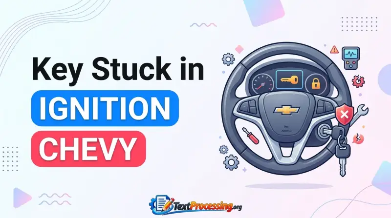 Key Stuck in Ignition Chevy