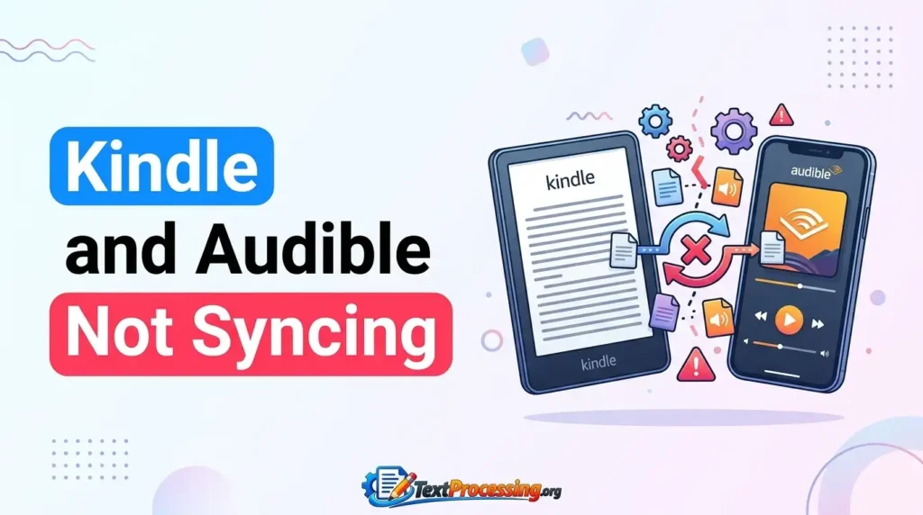 Kindle and Audible Not Syncing