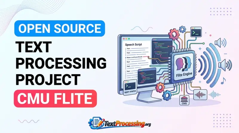 Open Source Text Processing Project Cmu Flite