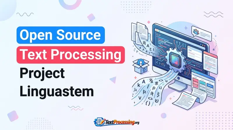 Open Source Text Processing Project Linguastem