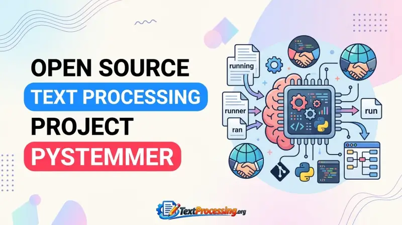 Open Source Text Processing Project Pystemmer