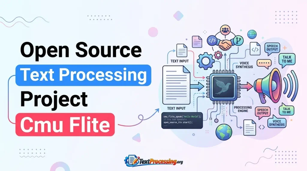 Open Source Text Processing Project Cmu Flite