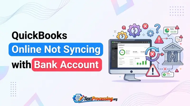 QuickBooks Online Not Syncing with Bank Account