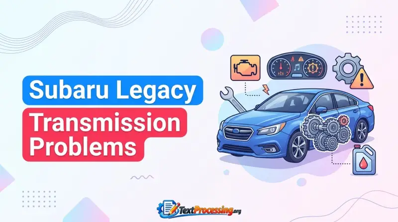 Subaru Legacy Transmission Problems