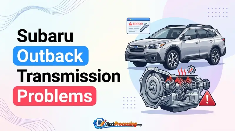 Subaru Outback Transmission Problems
