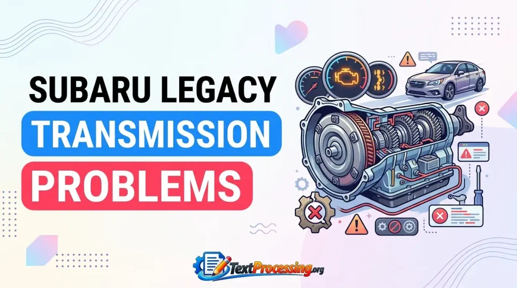 Subaru Legacy Transmission Problems