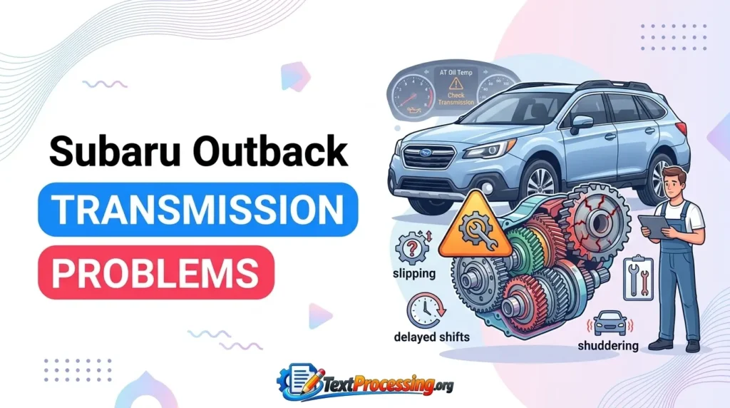 Subaru Outback Transmission Problems