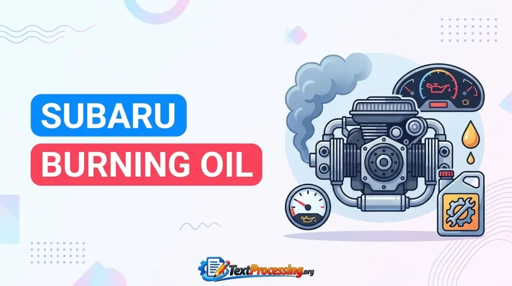 Subaru Burning Oil