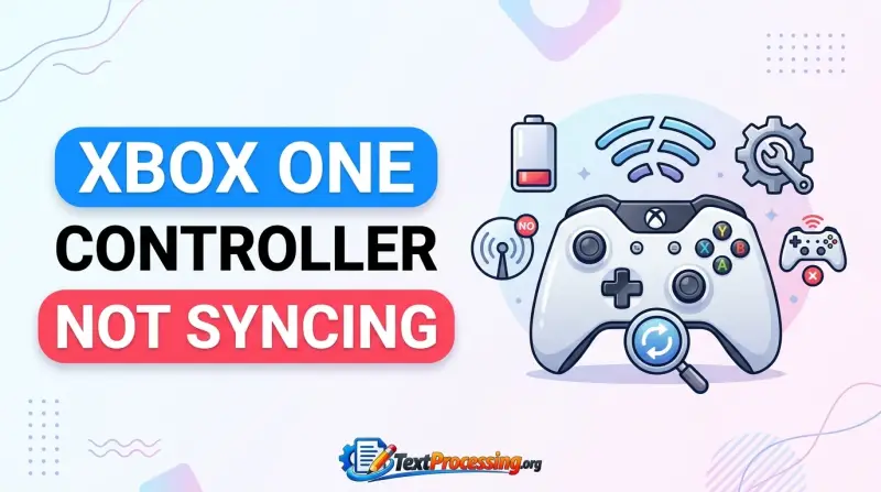 Xbox One Controller Not Syncing