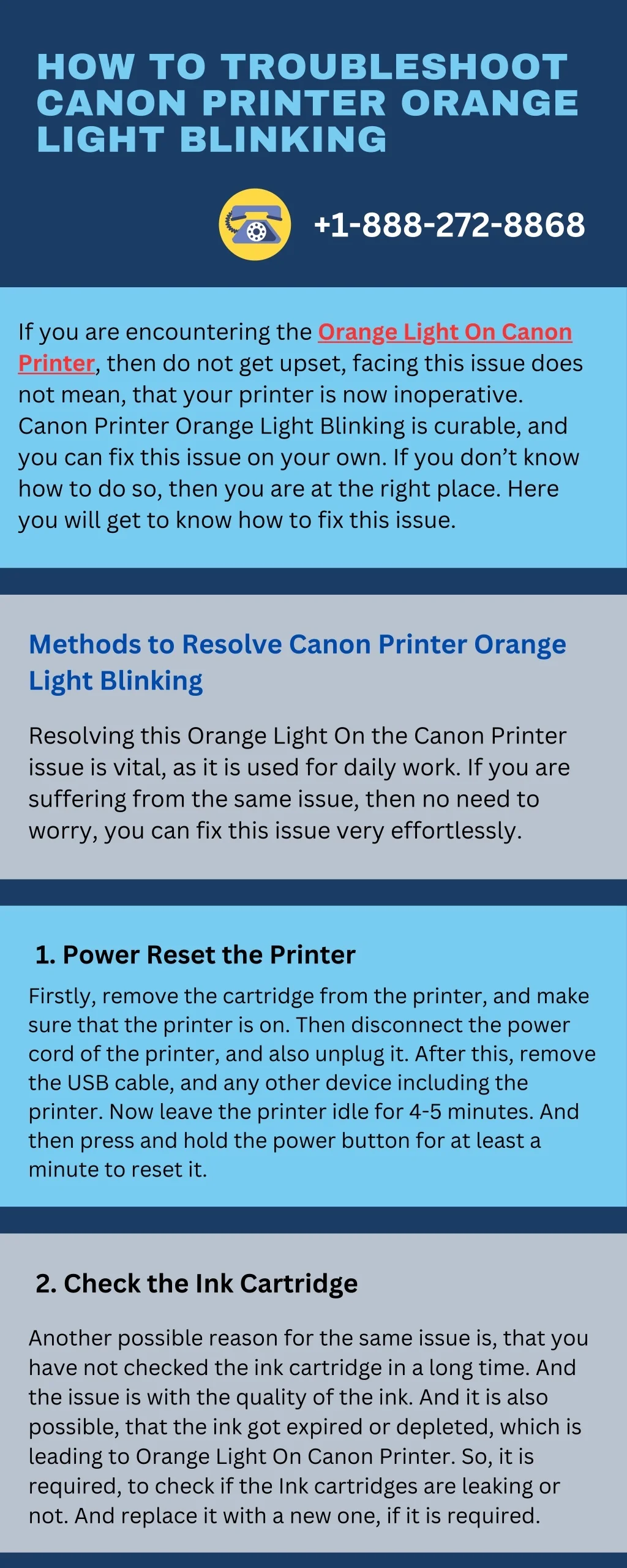 HP printer power light blinking with paper trays open and ink cartridges reseated ready for troubleshooting steps