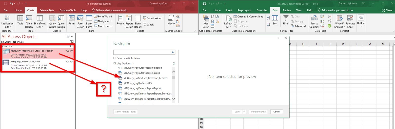 Hands using the Excel format cells menu to reveal hidden leading zeros in data.