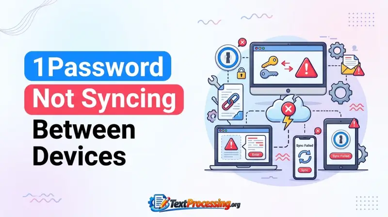1Password Not Syncing Between Devices