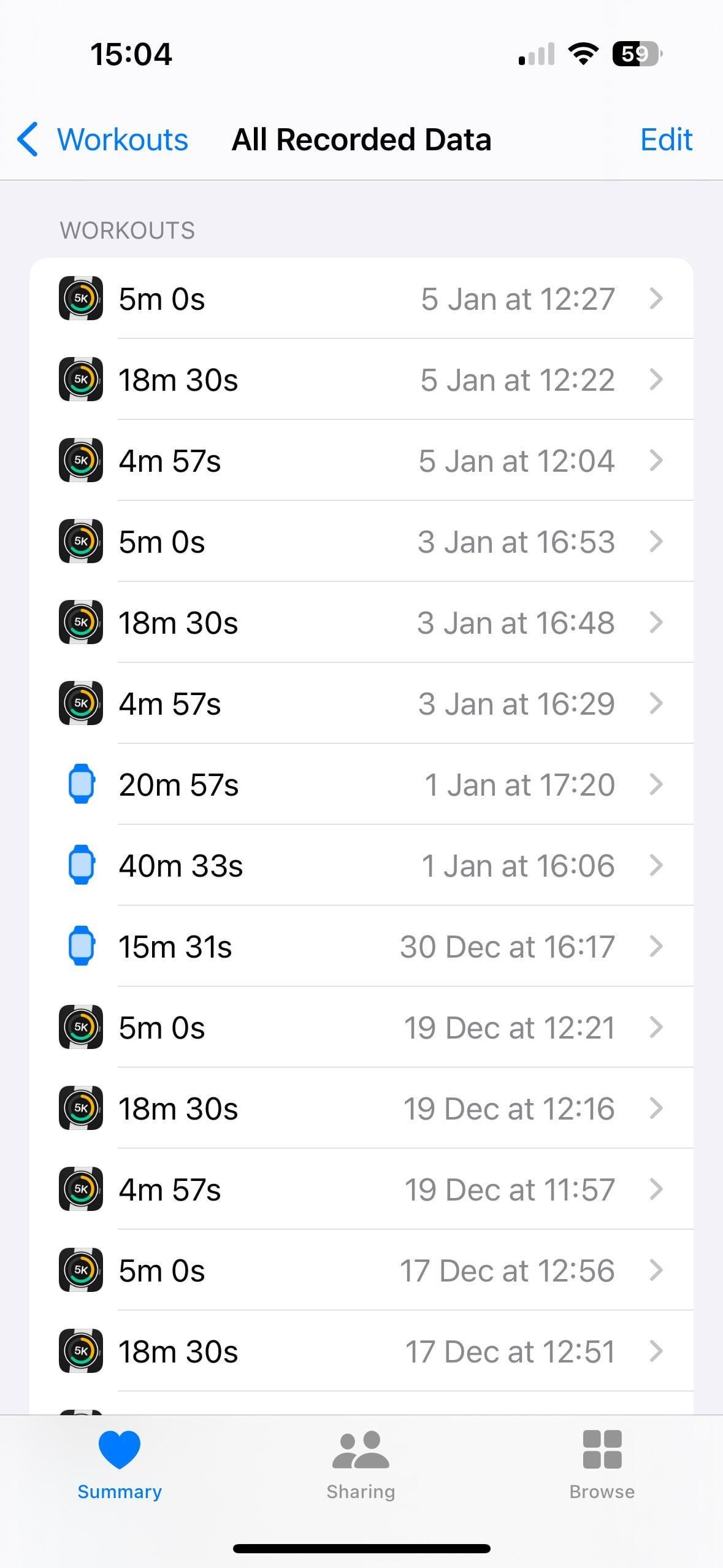 A person checking a fitness tracker connection error on their smartphone screen.