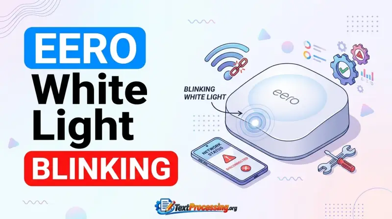 Eero White Light Blinking