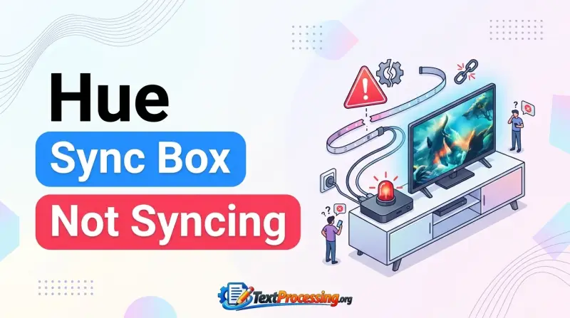 Hue Sync Box Not Syncing
