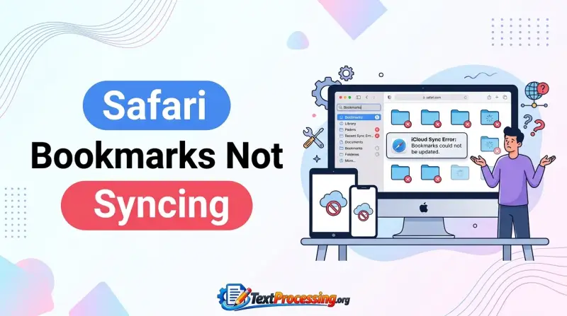Safari Bookmarks Not Syncing