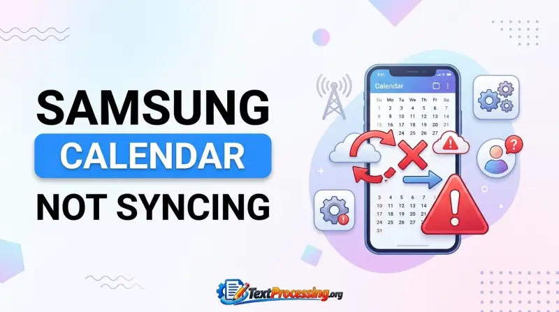 Samsung Calendar Not Syncing
