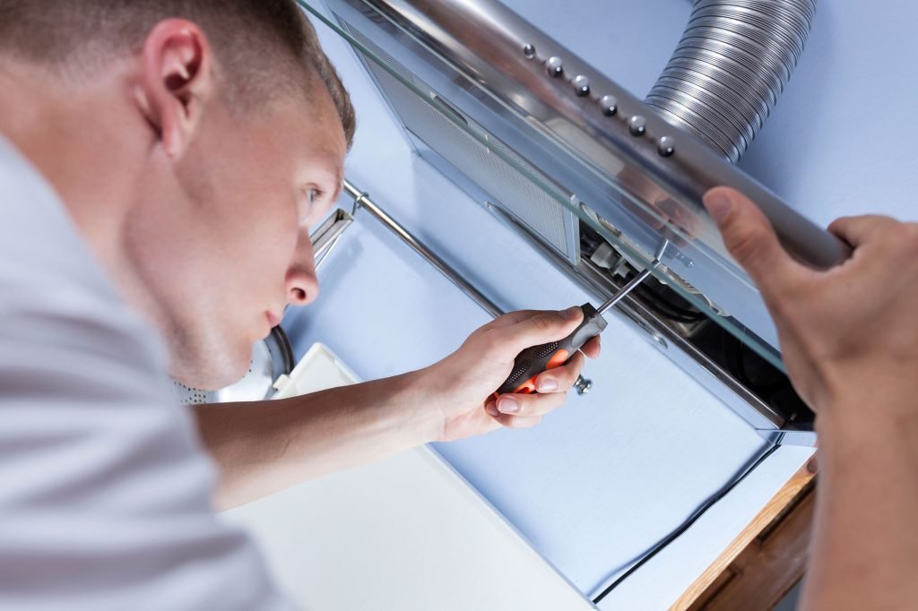 Essential tools and instructions for troubleshooting a broken extractor fan light.