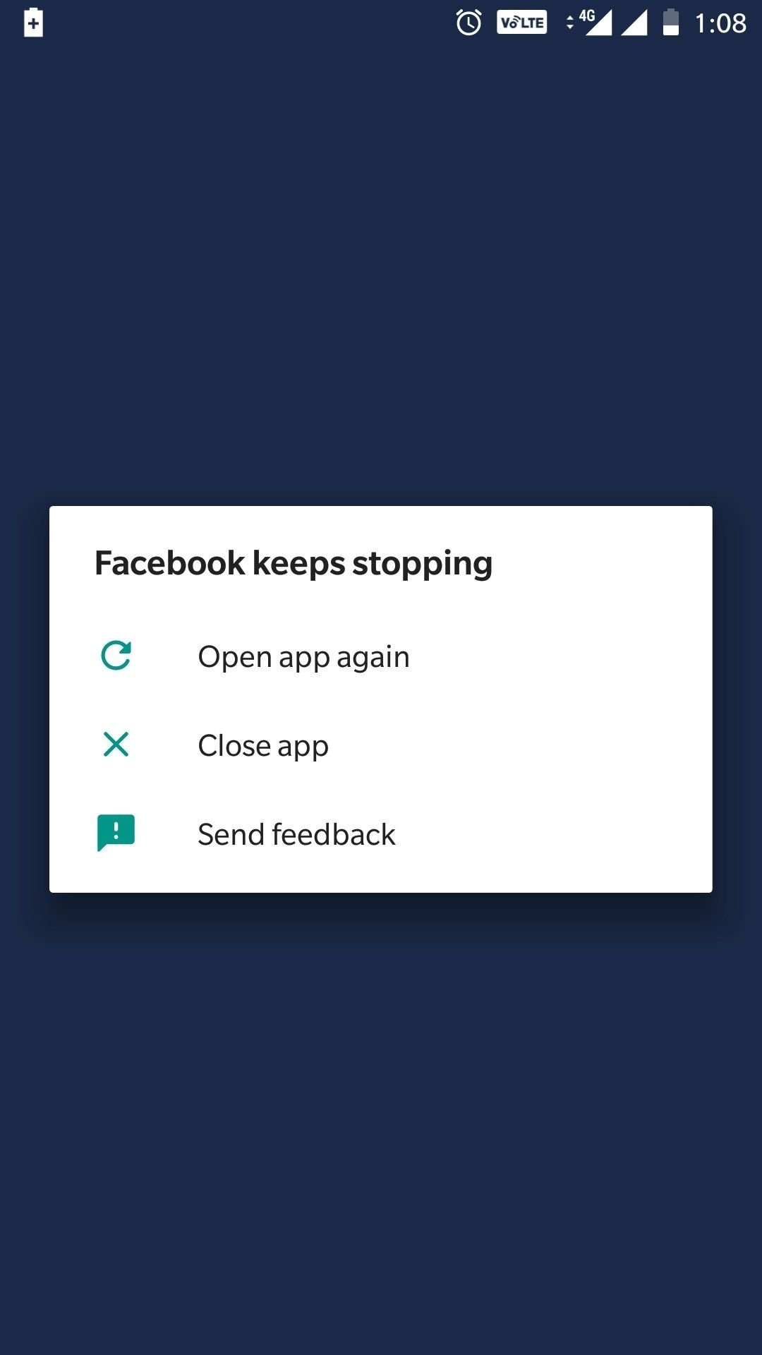A smartphone screen displaying a pending software update in an app store.