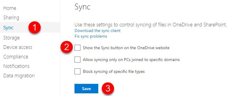 A user clicks a OneDrive cloud icon to troubleshoot sync errors on desktop.