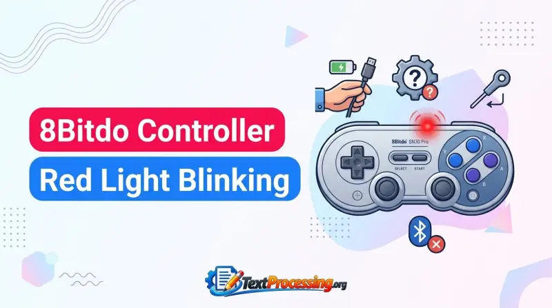 8Bitdo Controller Red Light Blinking