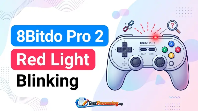 8Bitdo Pro 2 Red Light Blinking