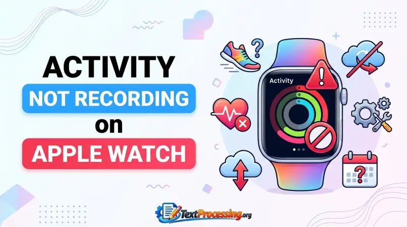 Activity Not Recording on Apple Watch