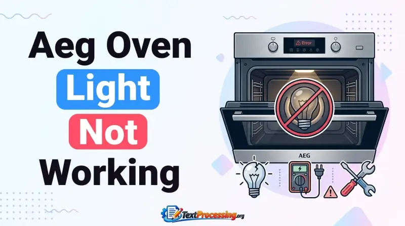 Aeg Oven Light Not Working