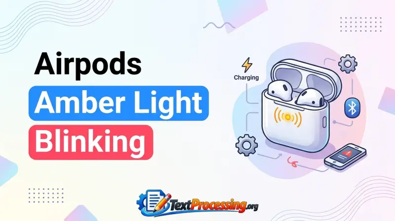 Airpods Amber Light Blinking