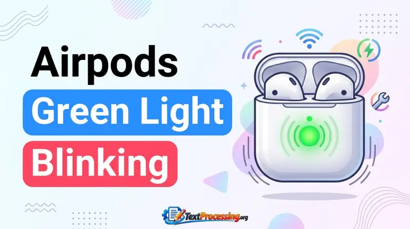 Airpods Green Light Blinking