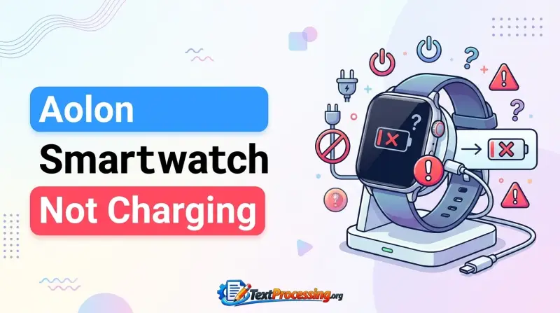 Aolon Smartwatch Not Charging