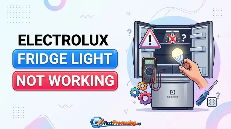 Electrolux Fridge Light Not Working
