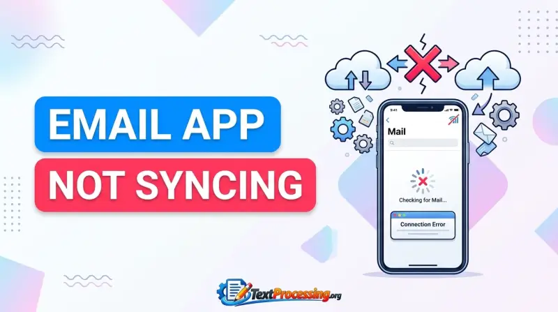 Email App Not Syncing