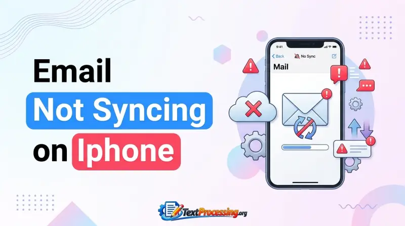 Email Not Syncing on Iphone
