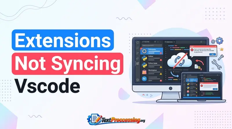 Extensions Not Syncing Vscode
