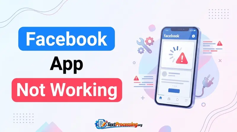 Facebook App Not Working
