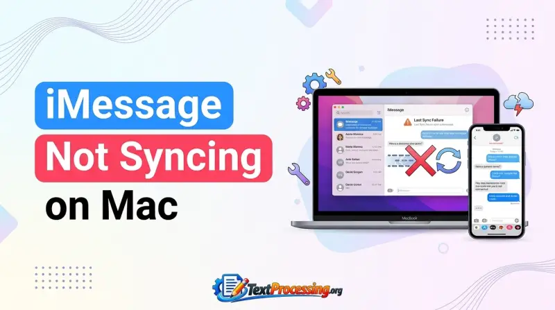 Imessage Not Syncing on Mac