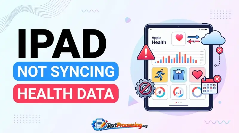 Ipad Not Syncing Health Data